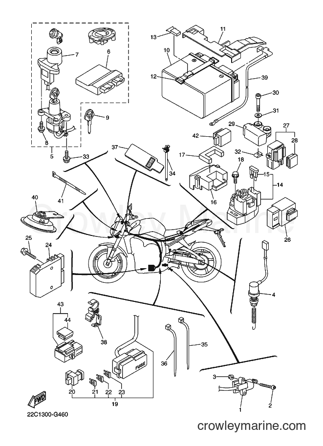 2008 Street Bike FZ1-NA - FZ1-NA (22C2) [010] - ELECTRICAL 2