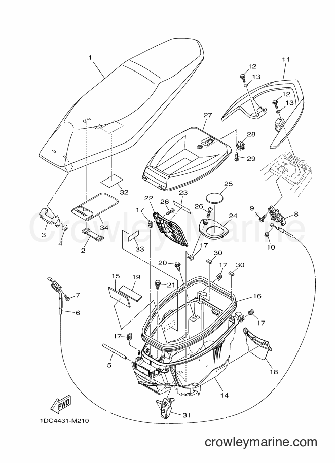 2013 Scooter AT125FC - AT125FC (1DC3) [010] - SEAT