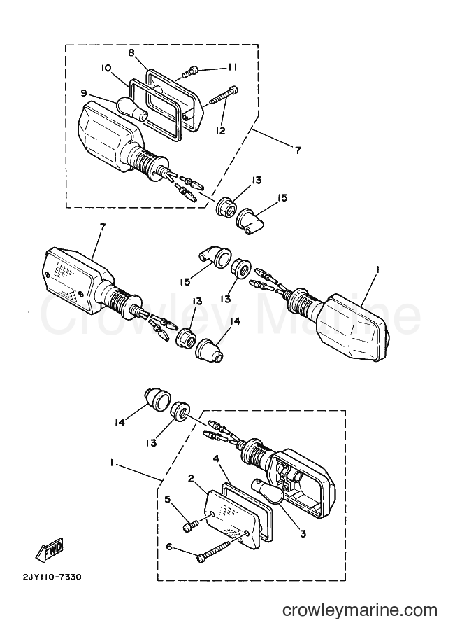 Yamaha Motors TW200E (3AWK) [010] - FLASHER LIGHT