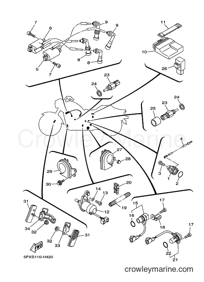 Yamaha Motors XV1700PC (2D8F) [010] - ELECTRICAL 1