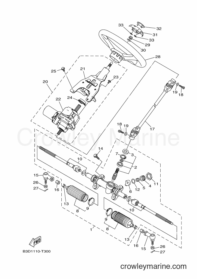Yamaha Motors YXE700E (BN46) [010] - STEERING