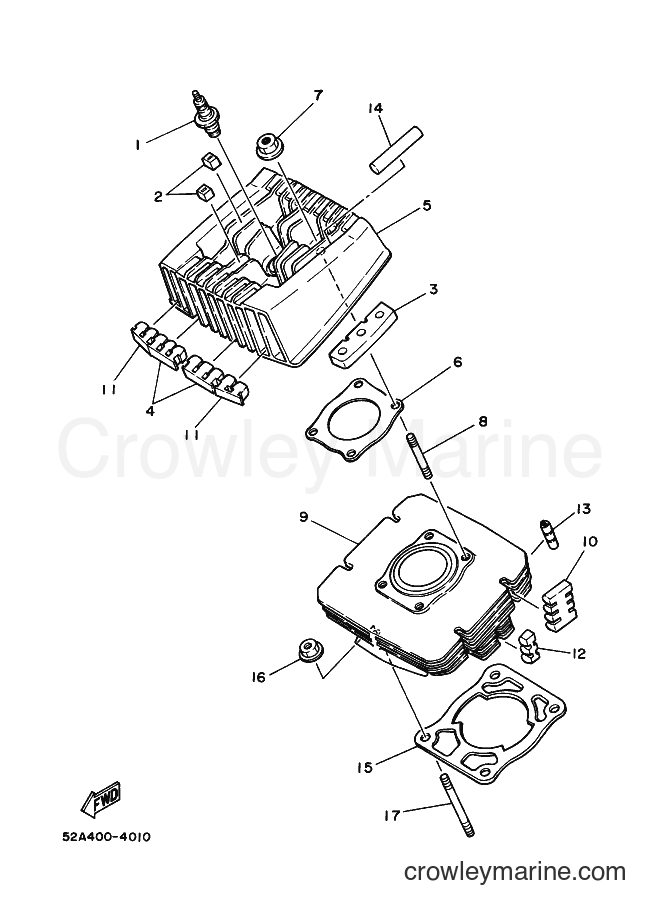Yamaha Motors RX115 (5FS1) [010] - CYLINDER