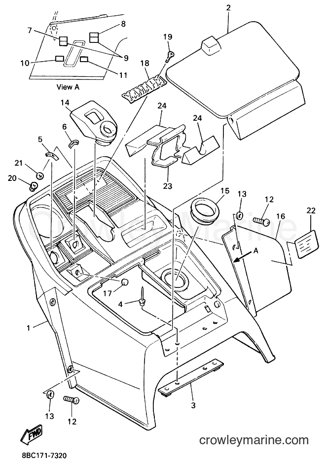 Yamaha Motors BR250L (8BC4) [010] - INSTRUMENT PANEL