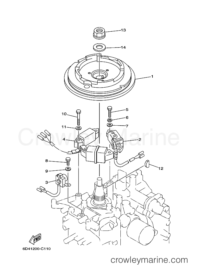 Yamaha Motors F15BML (6D46) [030] - GENERATOR