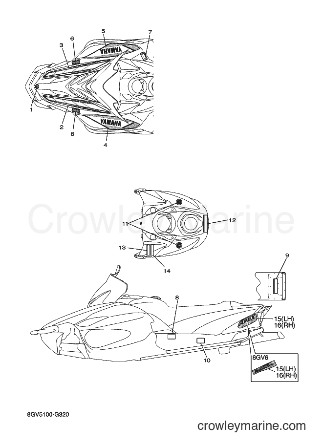 2008 Snowmobile RX10STGTA - RX10STGTA (8GV5) [020] - EMBLEM