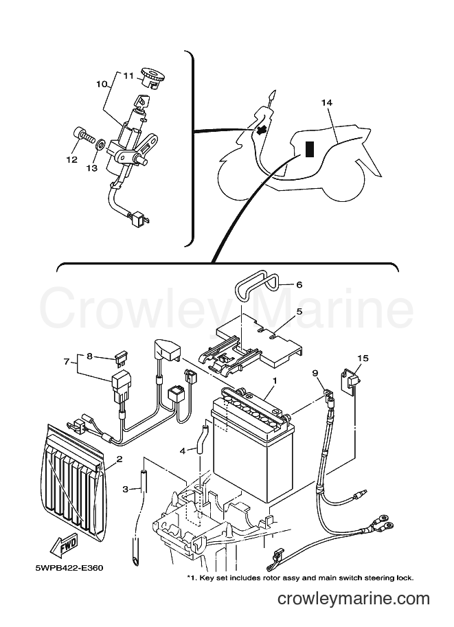 Yamaha Motors AL115C (5WPB) [010] - ELECTRICAL 1
