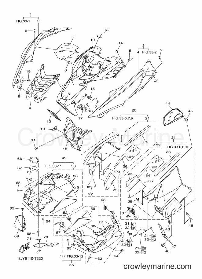 2018 Snowmobile SRV10L - SRV10L (8JY6) [010] - SHROUD