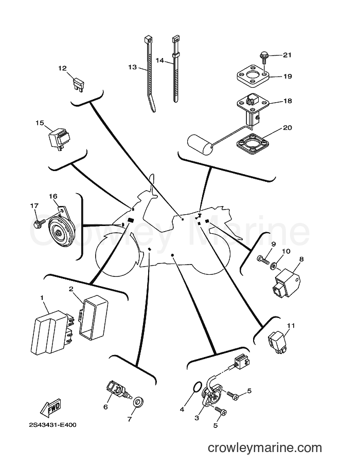 Yamaha Motors T135HC (2S4B) [010] - ELECTRICAL 2