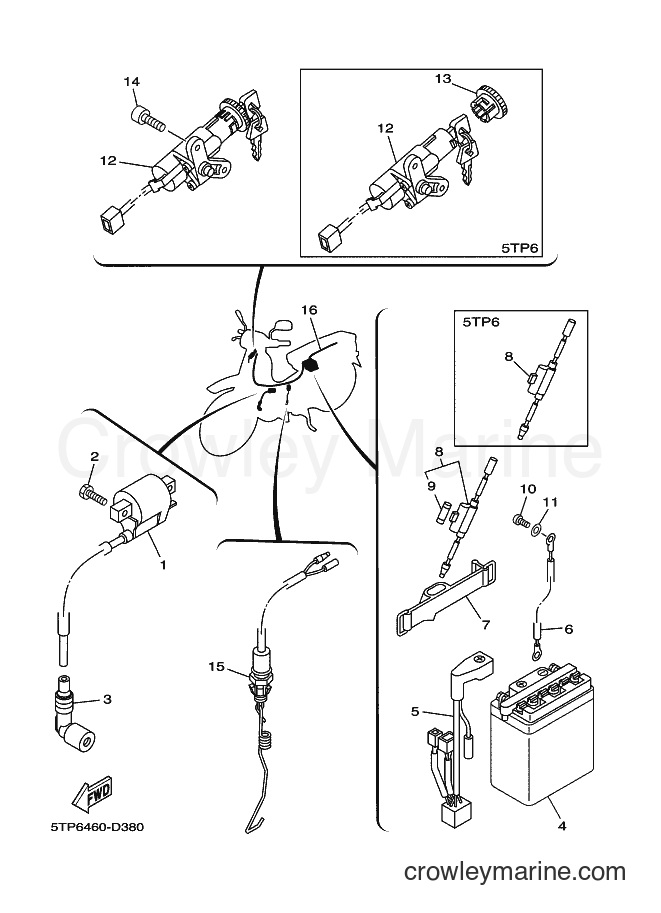 Yamaha Motors T110SE (5TP8) [010] - ELECTRICAL 1