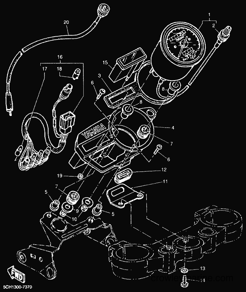 2000 Dirt Bike TT600R - TT600R (5CH3) [010] - METER