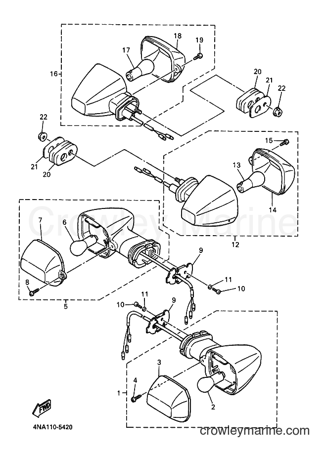 2000 Sport Bike YZF-R6 - YZF-R6 (5GV6) [010] - FLASHER LIGHT