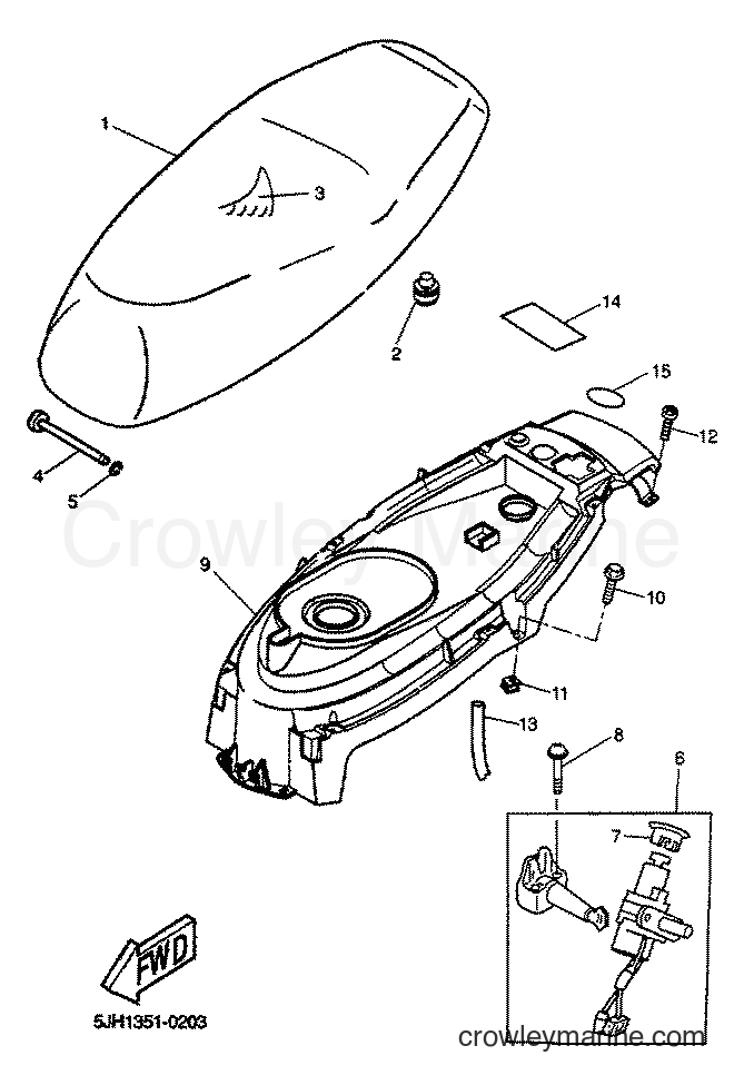2001 Scooter EW50 - EW50 (5JH3) [020] - SEAT