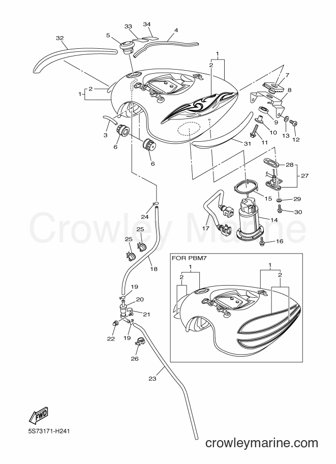 2009 Cruiser XVS950A - XVS950A (5S73) [010] - FUEL TANK