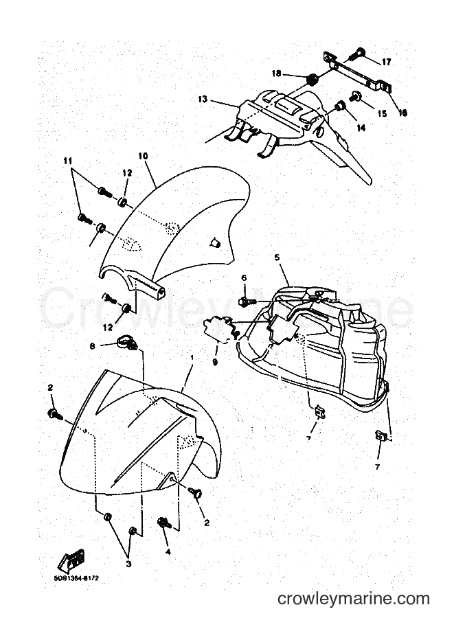 Yamaha Motors YP125E (5DS8) [010] - FENDER