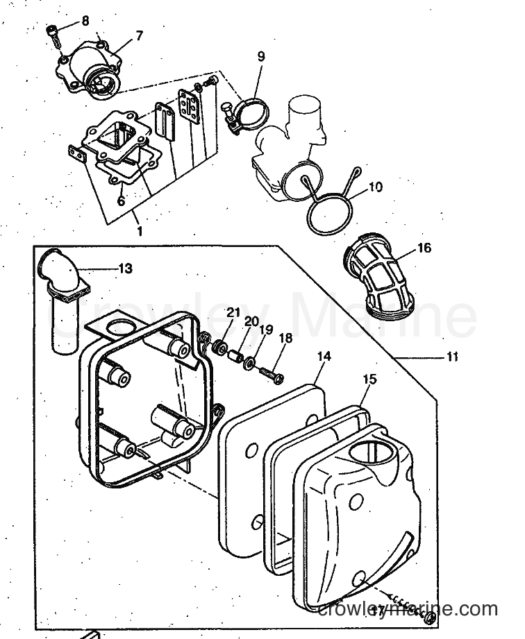 1999 Scooter YH50 - YH50 (5FV1) [020] - INTAKE