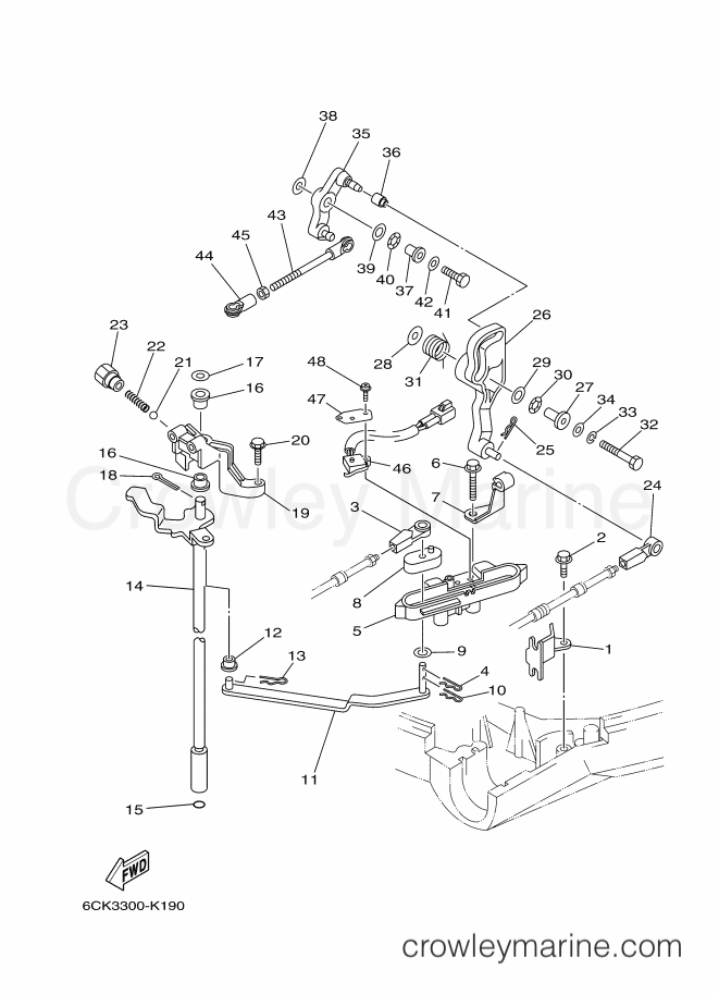 Yamaha Motors F80CEDL (6CK5) [020] - CONTROL