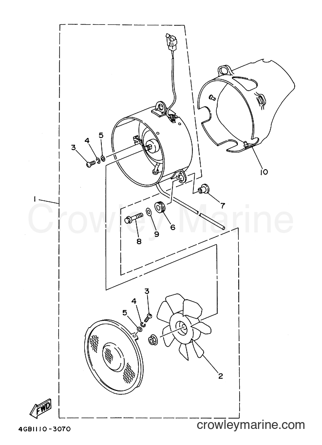 1994 ATV YFM400FW - YFM400FW (4GB5) [010] - BLOWER