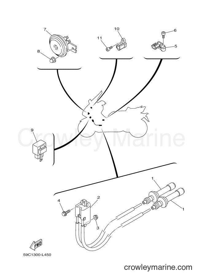 Yamaha Motors XP500A (59CW) [010] - ELECTRICAL 3