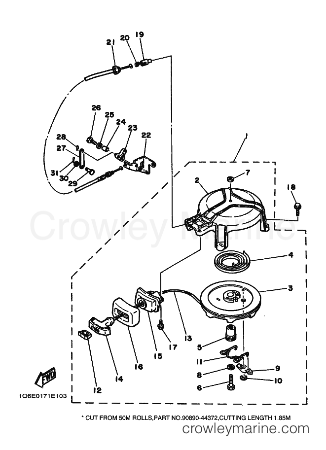 Yamaha Motors 4AC (6E00) [010] - STARTER