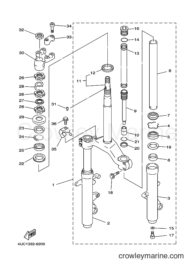 Yamaha Motors YP250 (4UC1) [020] - STEERING
