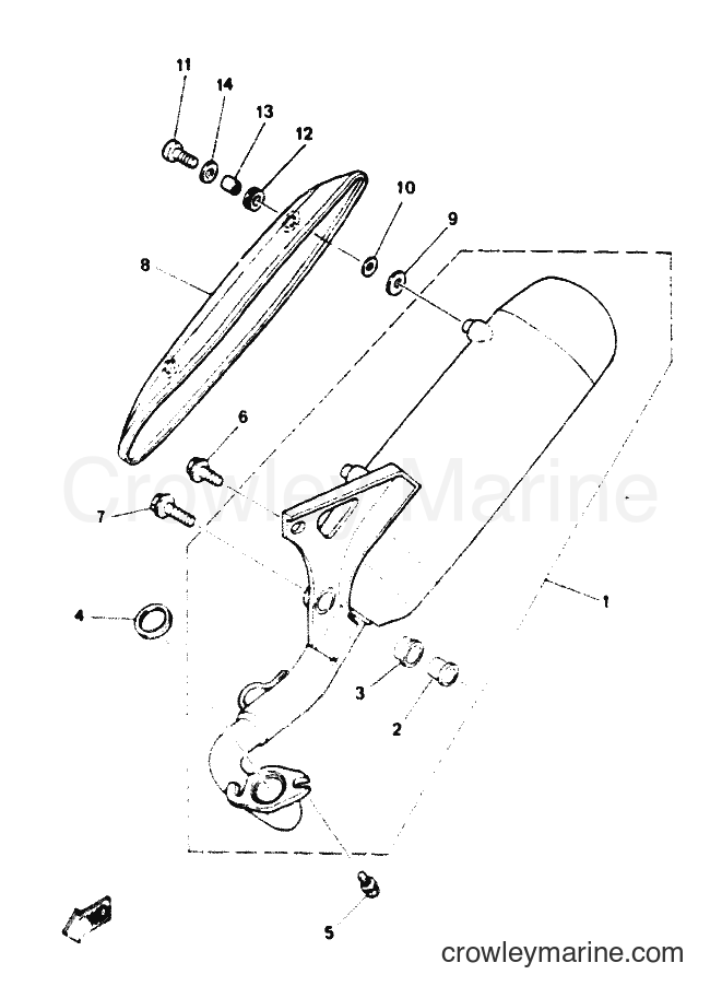 1997 Scooter YN50 - YN50 (5AD4) [010] - EXHAUST
