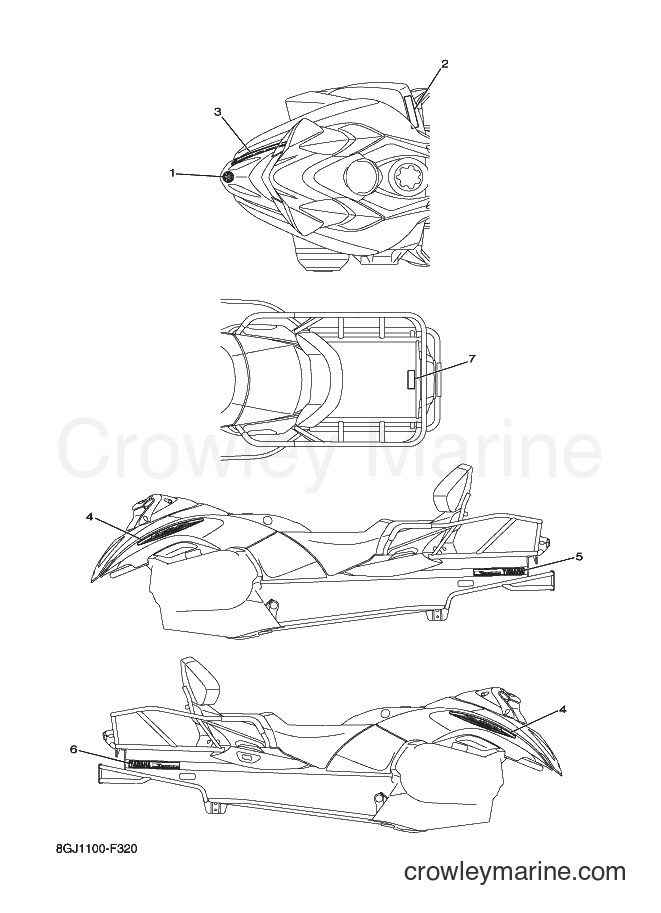 Yamaha Motors RT50VT (8GJ2) [010] - EMBLEM