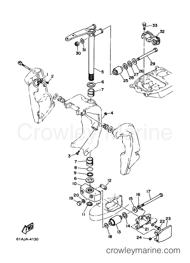Yamaha Motors L250B (65M) [030] - BRACKET 2
