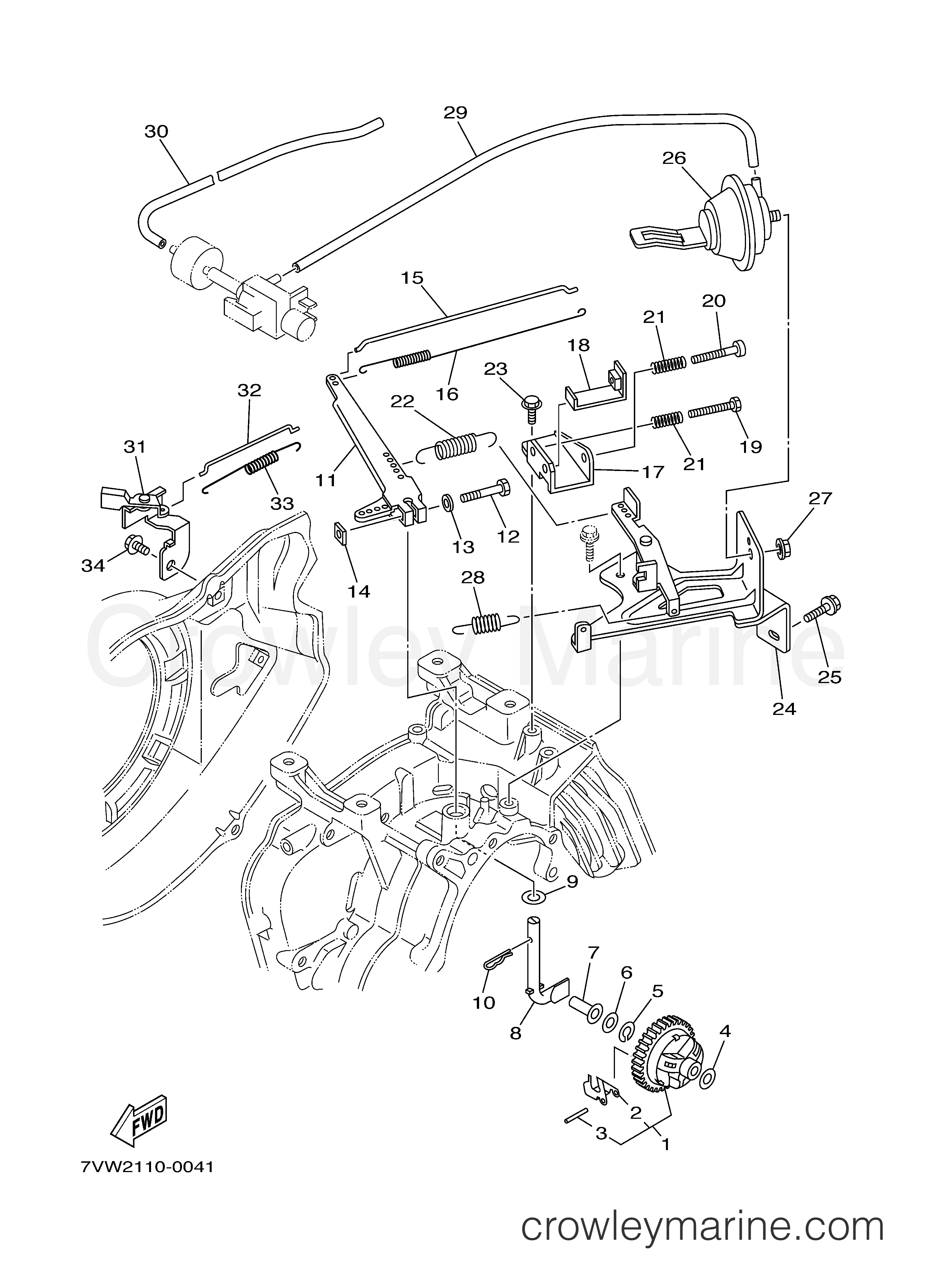Yamaha Motors EF4000DECA - GOVERNOR 1