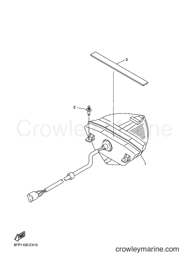 Yamaha Motors RX10 (8FP1) [020] - TAILLIGHT