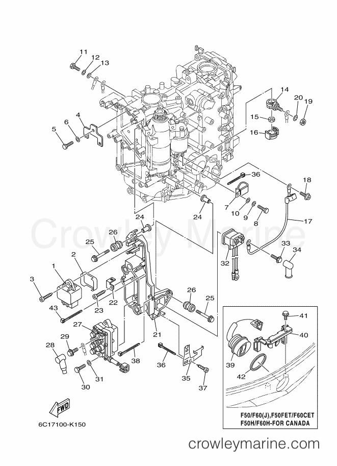 Yamaha Motors F60LHA-2012 (6C58) [040] - ELECTRICAL 2