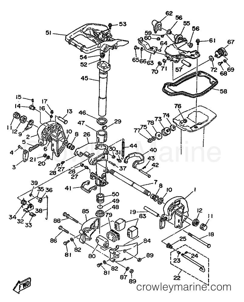 Yamaha Motors 20C (6A9) [999] - BRACKET