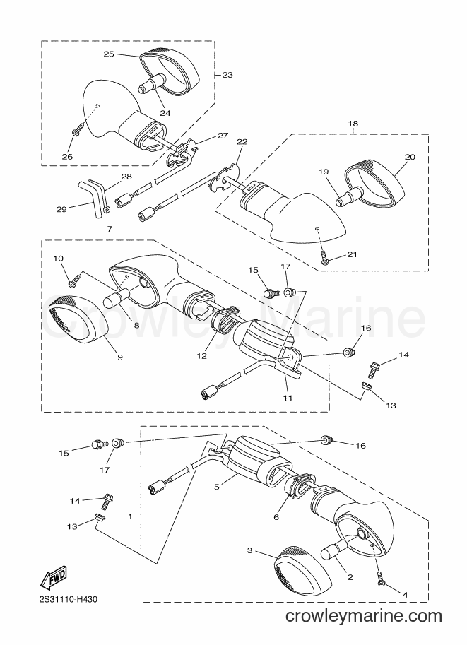 Yamaha Motors VMX17 (2CET) [010] - FLASHER LIGHT