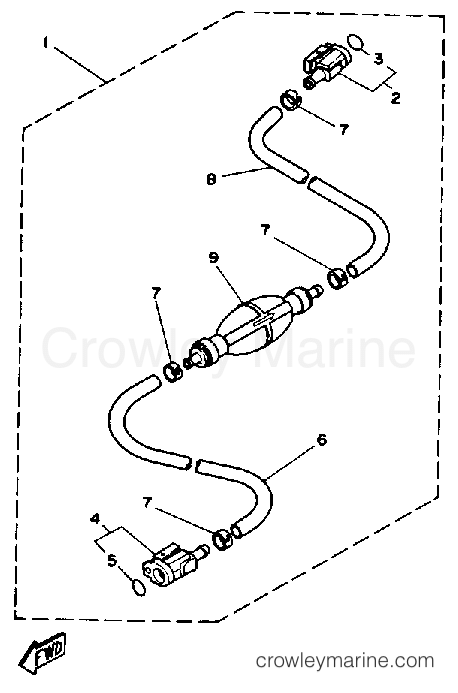 Yamaha Motors L150ETXH - FUEL SYSTEM 2