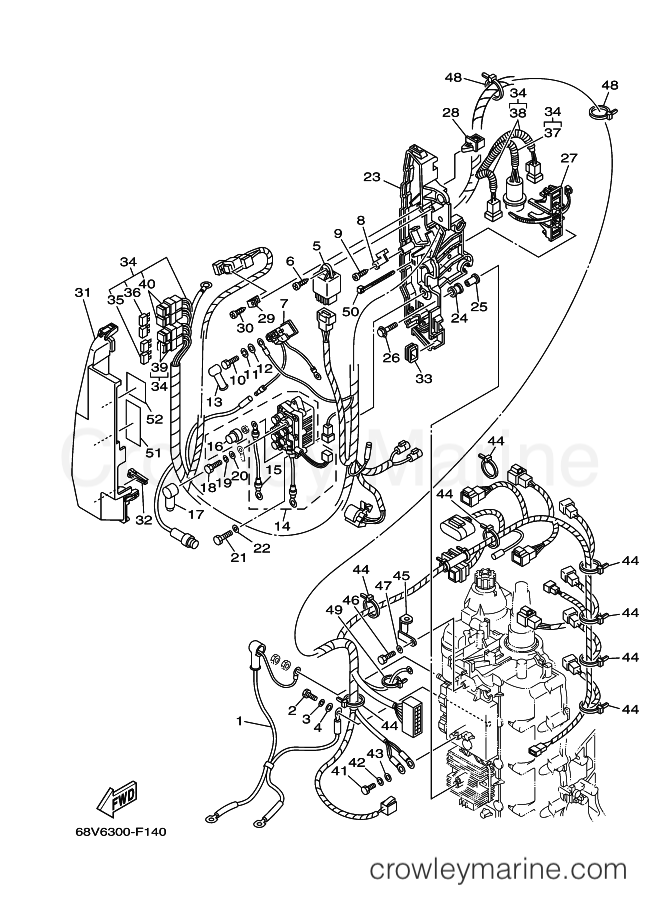Yamaha Motors F115A (68V6) [080] - ELECTRICAL 2