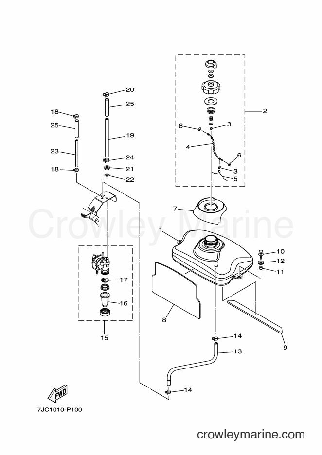 2016 Snowblower YU240 - YU240 (7JC1) [010] - FUEL TANK