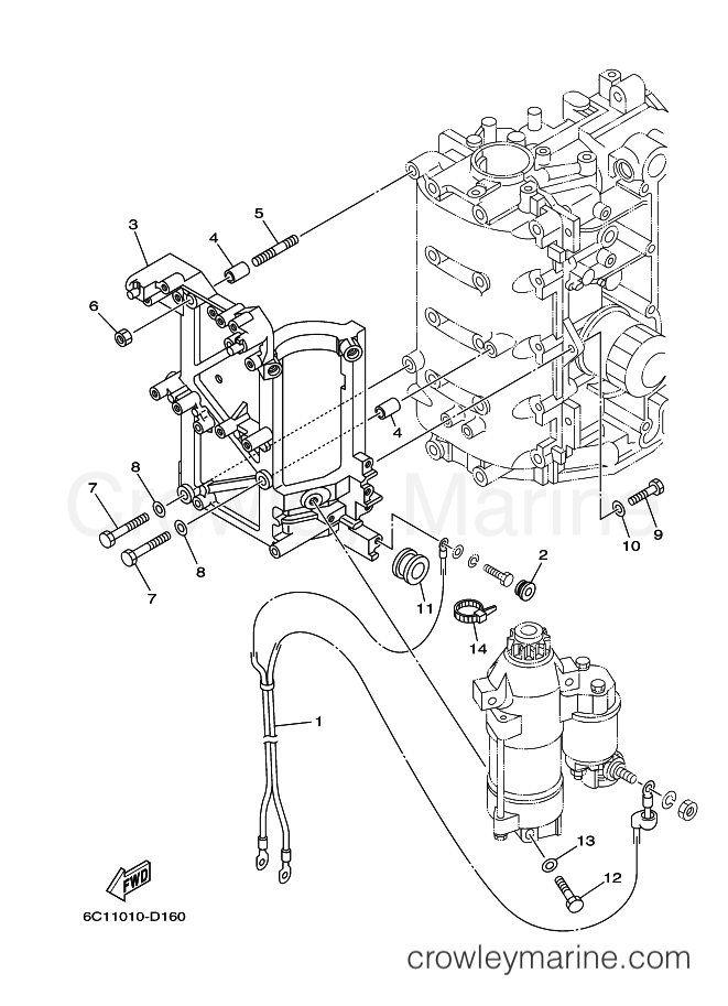 Yamaha Motors F60CET (6C59) [160] - ELECTRICAL 4