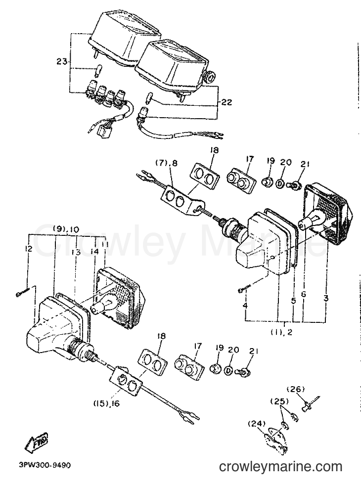 Yamaha Motors XT600 (3PW1) [999] - ALTERNATE