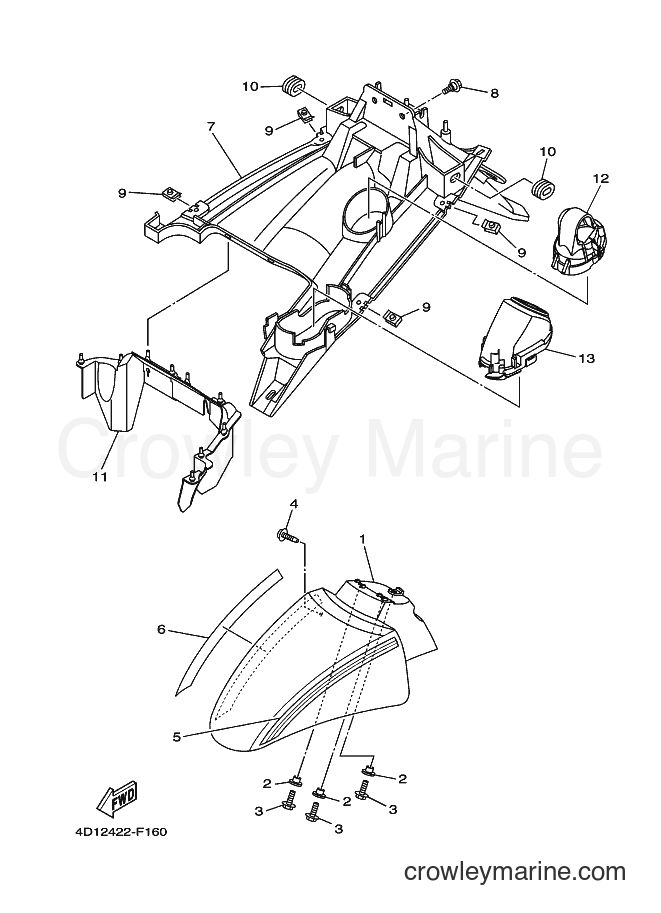 2007 Scooter AF115C - AF115C (4D12) [010] - FENDER