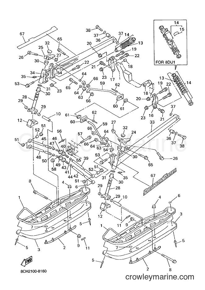 1998 Snowmobile VX700SXB - VX700SXB (8CH2) [020] - SKI