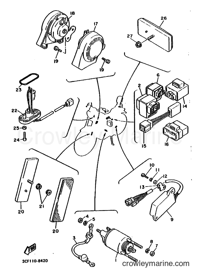 1988 Cruiser XV1100 - XV1100 (3CH0) [010] - ELECTRICAL 2