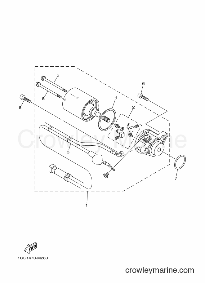 2018 Scooter XC115F - XC115F (BL74) [010] - STARTING MOTOR