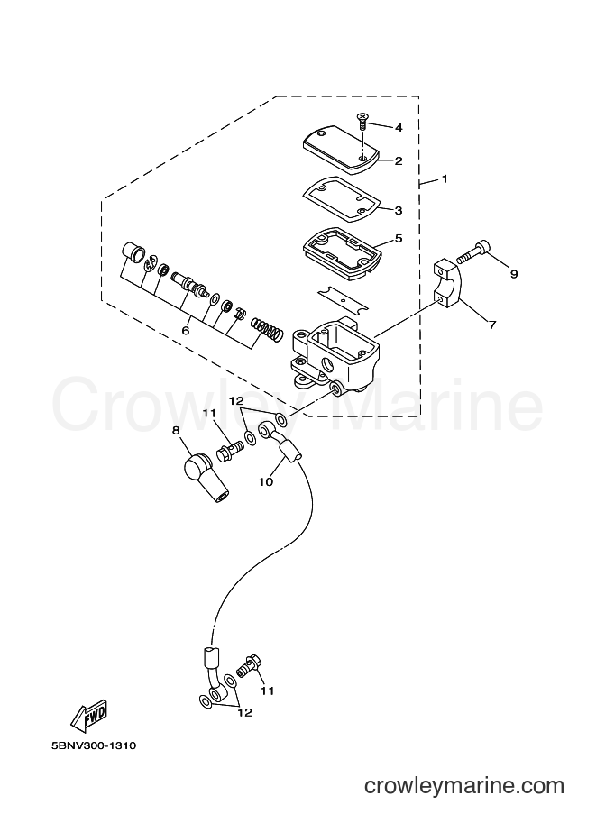 Yamaha Motors XVS650A (5SCE) [030] - FRONT MASTER CYLINDER