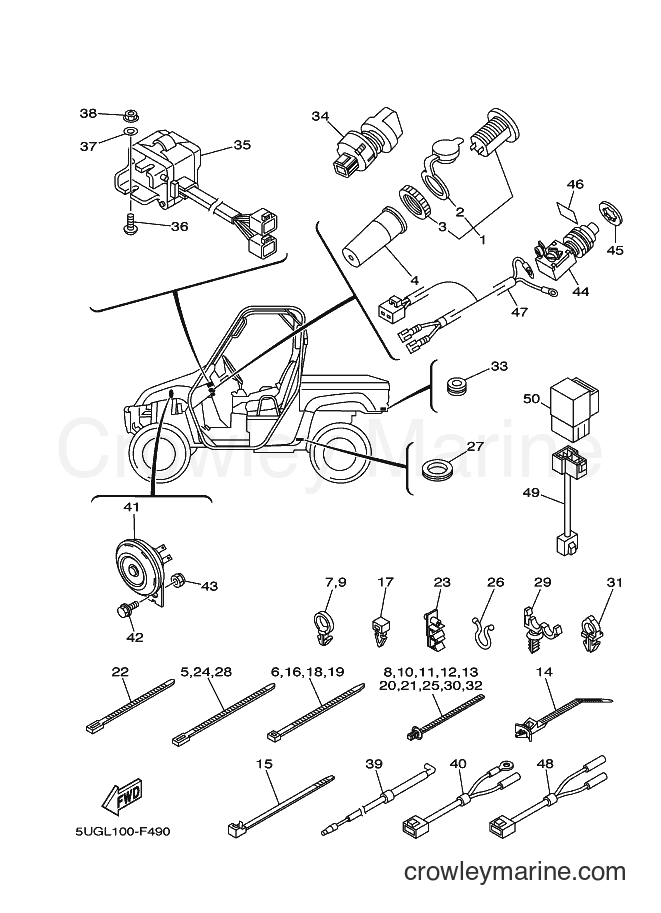 Yamaha Motors YXR660F (5UGN) [010] - ELECTRICAL 2