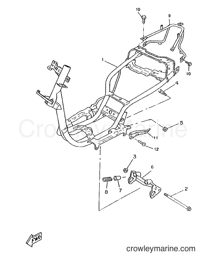 Yamaha Motors CW50RS (4VB2) [999] - FRAME