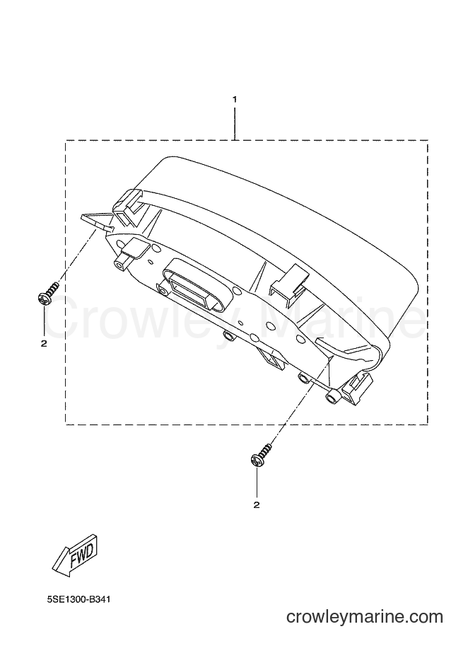 Yamaha Motors VP300 (1S61) [040] - METER