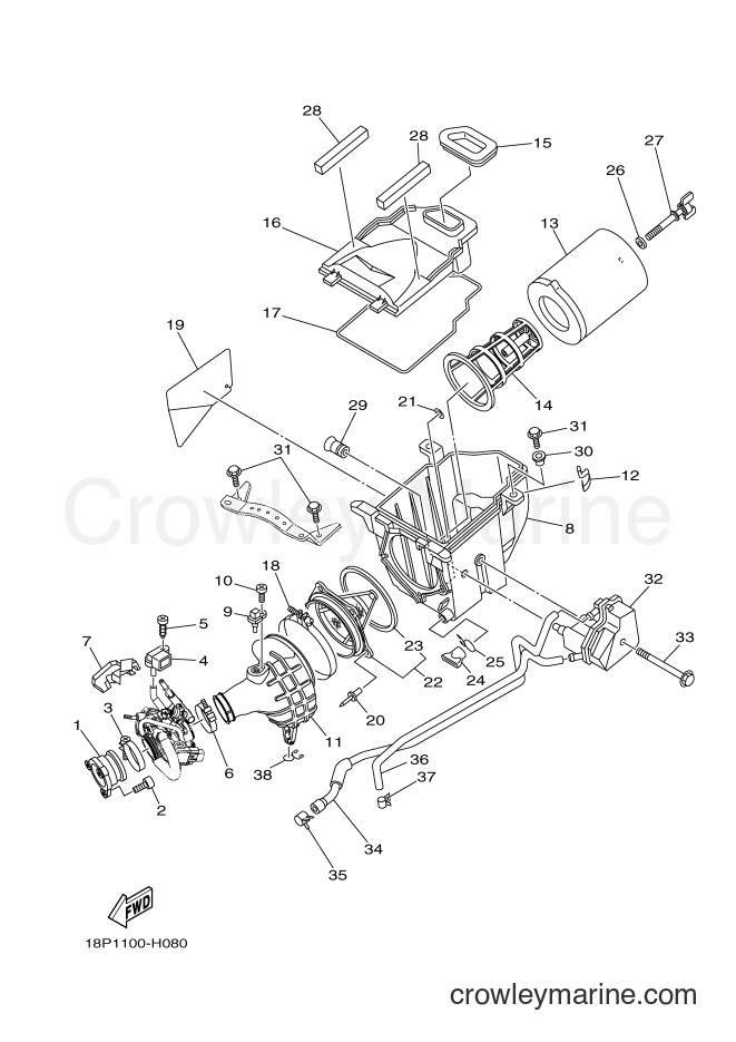 Yamaha Motors YFZ450R (18PL) [010] - INTAKE