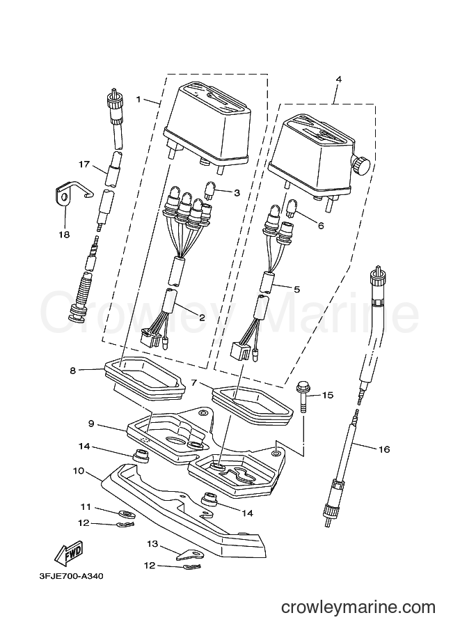2002 Dirt Bike DT175 - DT175 (3FJE) [010] - METER