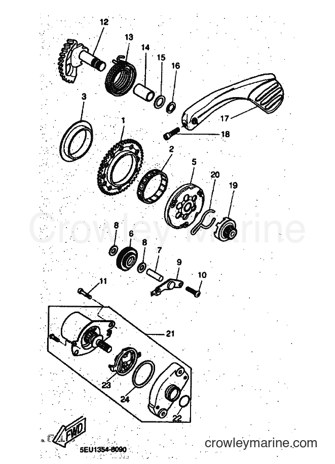 Yamaha Motors YH50 (5EU5) [010] - STARTER