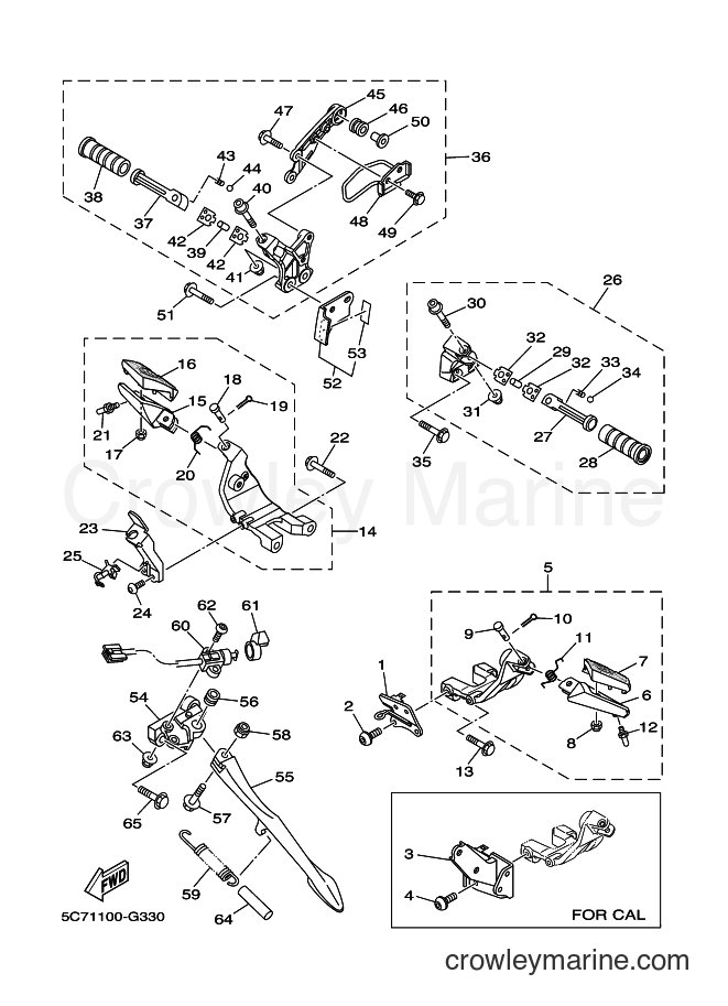 2008 Cruiser XV1900CU - XV1900CU (5C71) [010] - STAND & FOOTREST