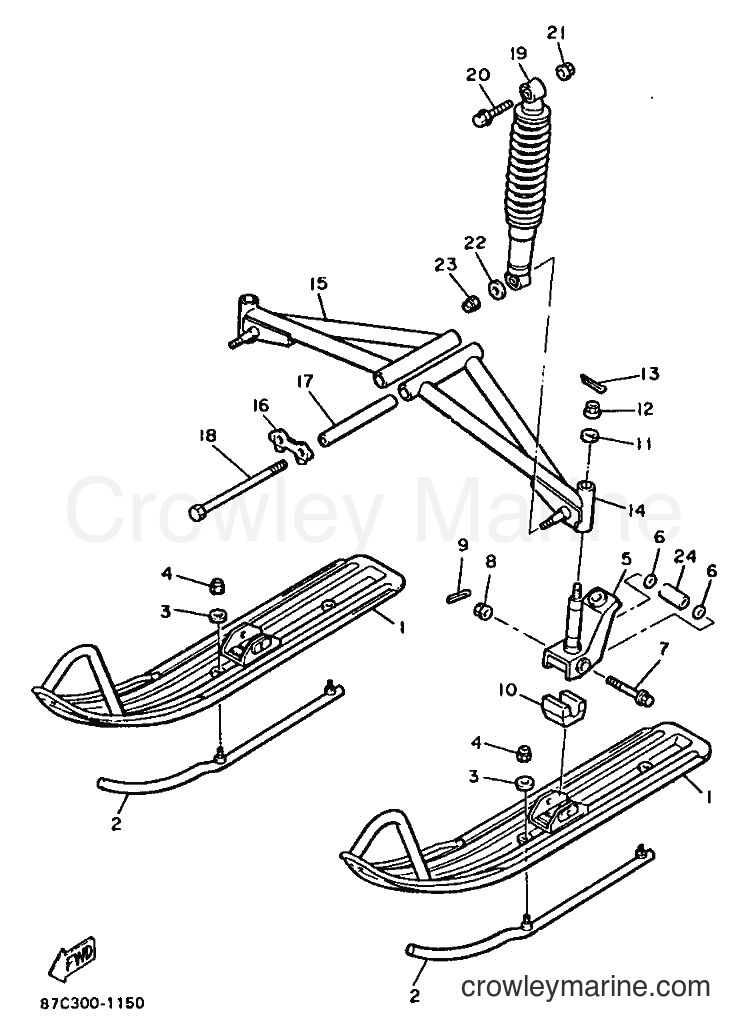 1991 Snowmobile SV125 - SV125 (87C2) [010] - SKI